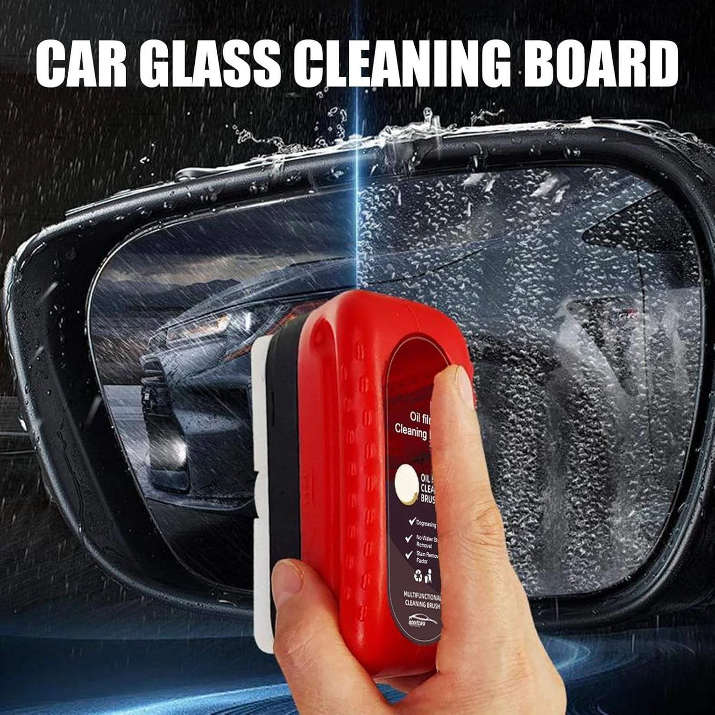 Glass Oil Film Remover – Car Windshield Cleaner