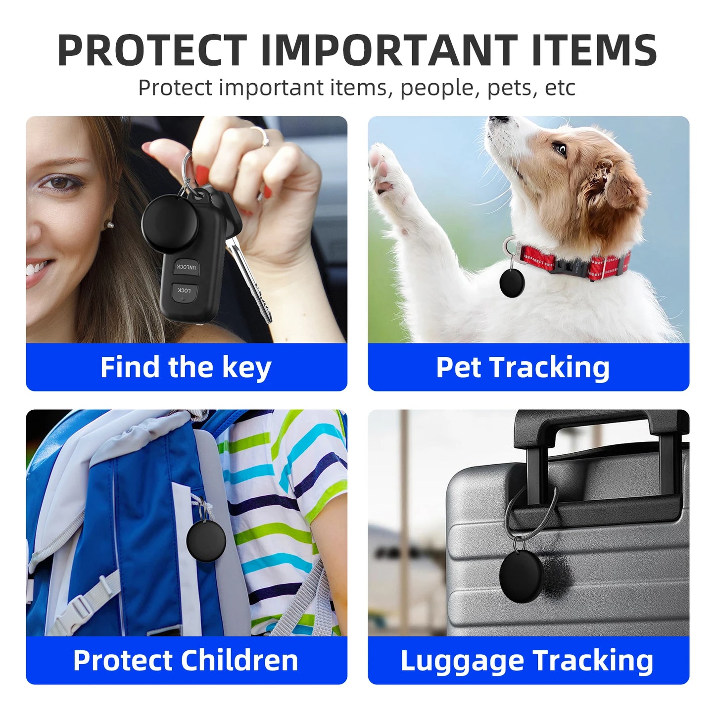 Mini GPS Tracker – Find My App Compatible