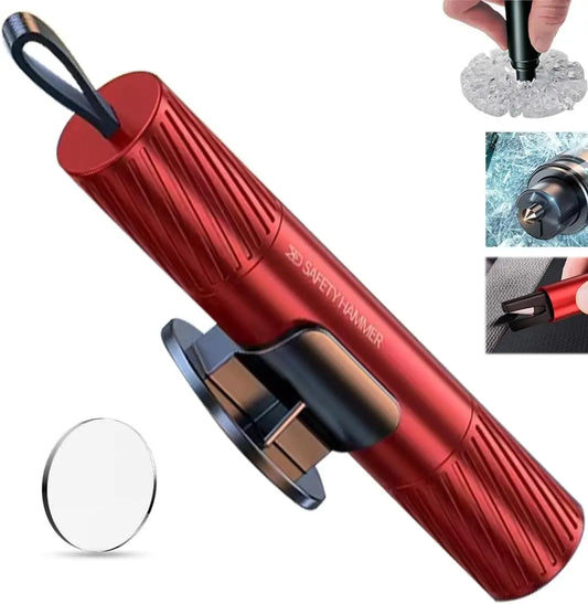 Car Emergency Escape Tool – Hammer & Cutter