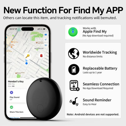 Mini GPS Tracker – Find My App Compatible